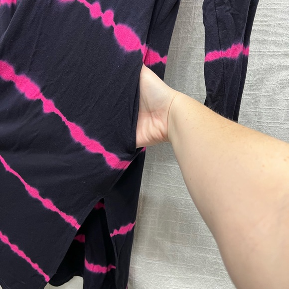 Lane Bryant Blue & Pink Cardigan - Plus Size 14 - Picture 5 of 8